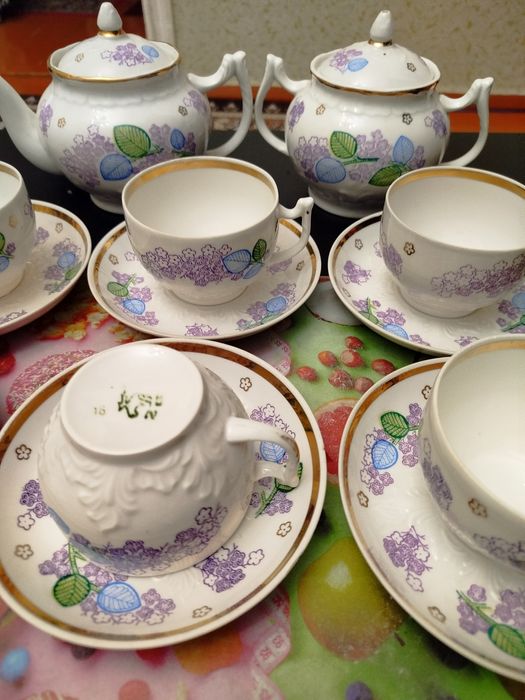 Чайный сервиз советский Вербилки