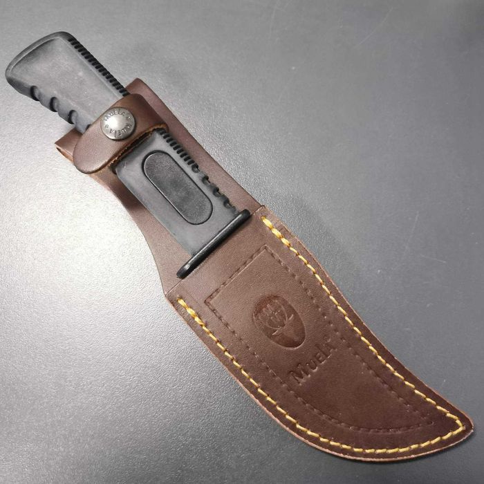Оригинален нож за дране Muela SG-12 ИСПАНИЯ с кания от ест. кожа