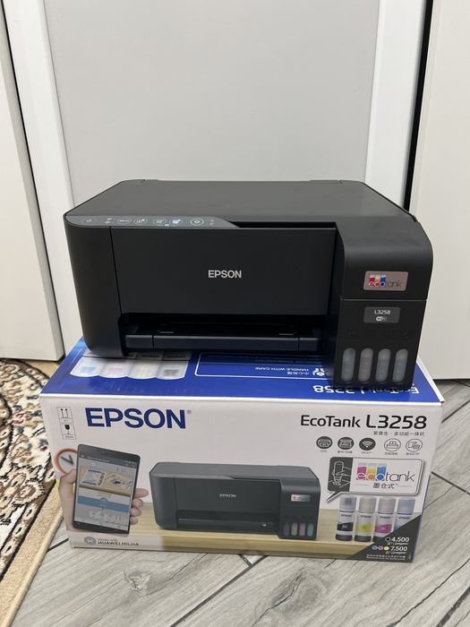 новый принтер epson L3258