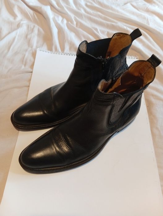 Черни боти №43 естествена кожа