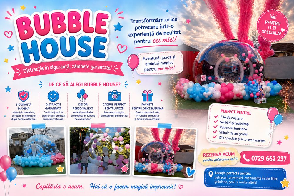 Închiriere  Bubble House pentru evenimente