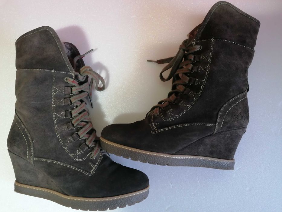 Cizme piele, îmblănite WRANGLER, 40