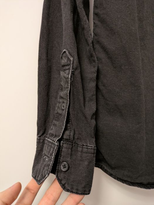 Cămașă denim neagră XS bărbați