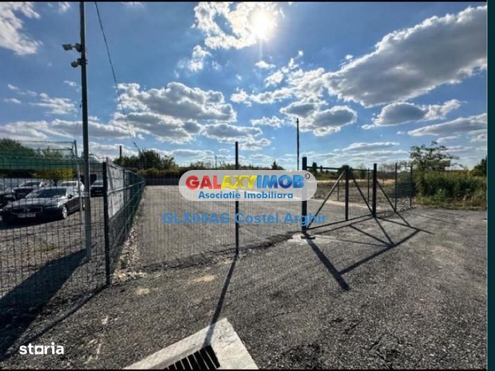 Inchiriem 1000 mp teren pentru parc auto , la DN65B