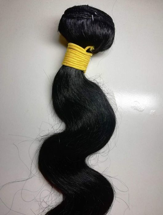 Единична  черна треса за коса