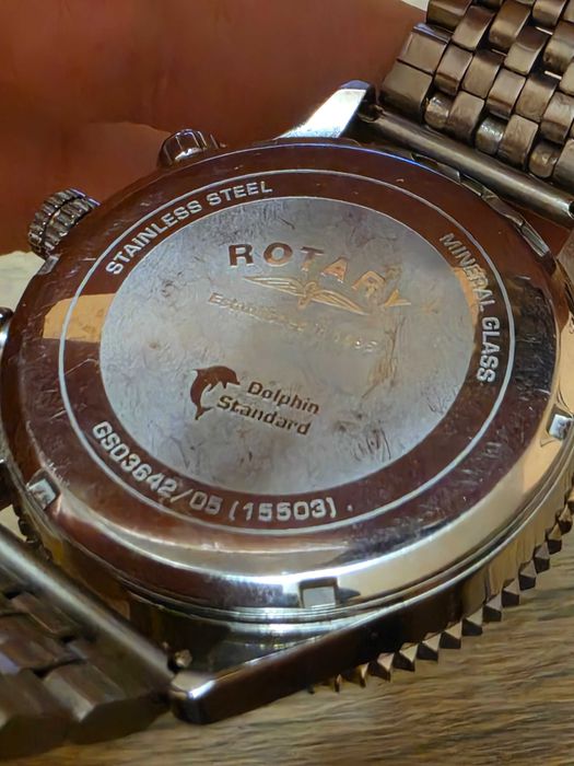 Мъжки хронограф часовник Rotary Pilot Chronograph (Dolphin Standard) – Авиаторски стил