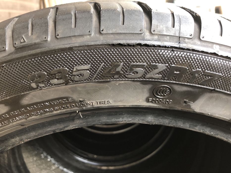 235/45/17 б/у из Германии