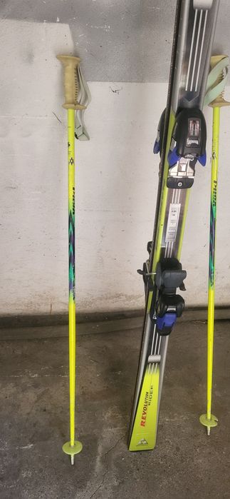 Set Schiuri Fischer Revolution Rider 180 cm + Legături Marker + Bețe Völkl