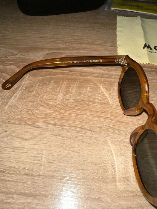 Слънчеви очила Moscot Lemtosh Linen Frame Dark Green Lenses.