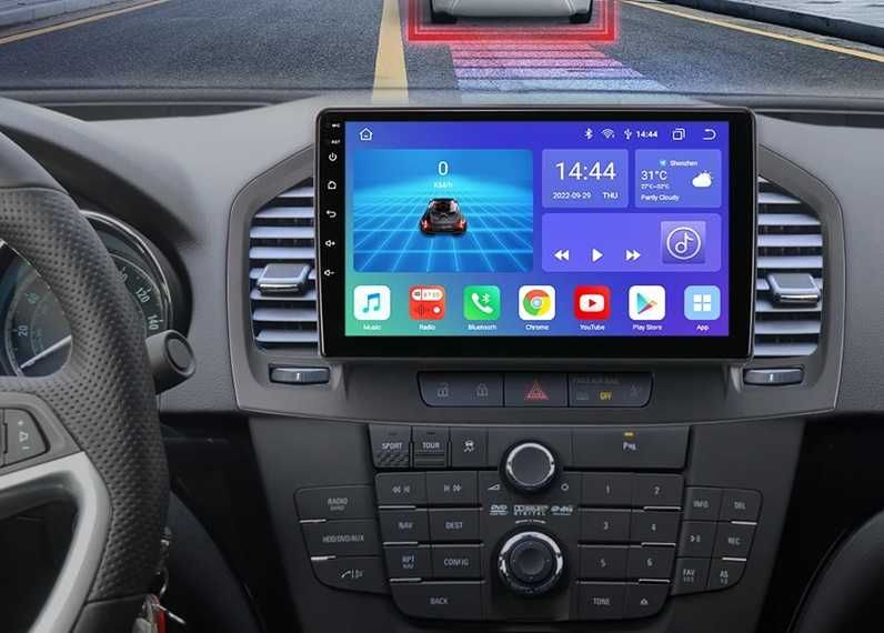 Мултимедия 9" за OPEL Insignia A Android 14 CARPLAY навигация GPS DSP