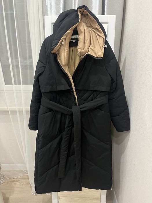 Плащь с норковым воротником