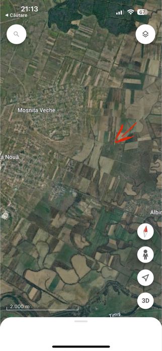 Vand parcela teren pt locuinte Mosnita-Noua