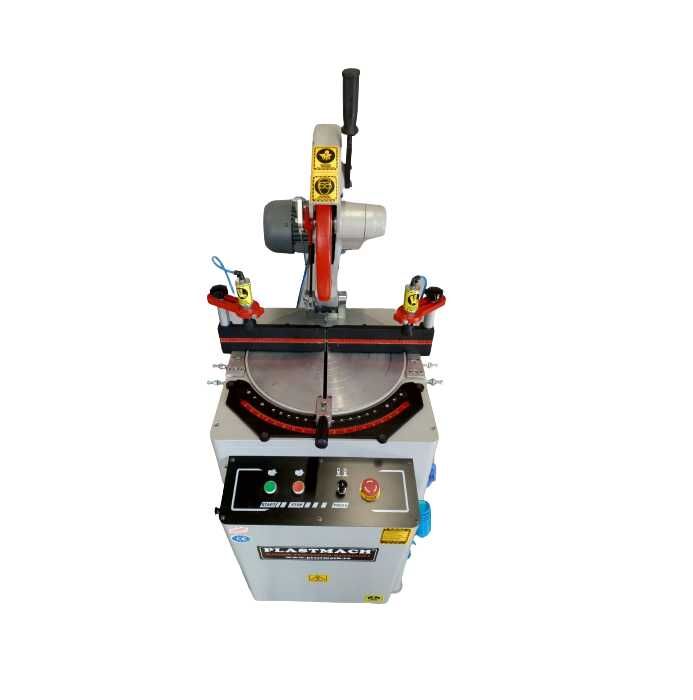 Mașină Debitat Profil ALM&PVC cu Racire 400mm - EN431 / PLASTMACH