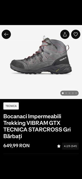 Bocanci ghete tecnica goretex