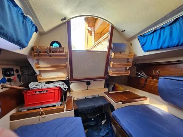 Velier barca Dufour motor Honda+motor electric înmatriculatRO schimb