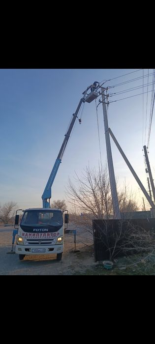 Услуги манипулятора и автовышки 2в1