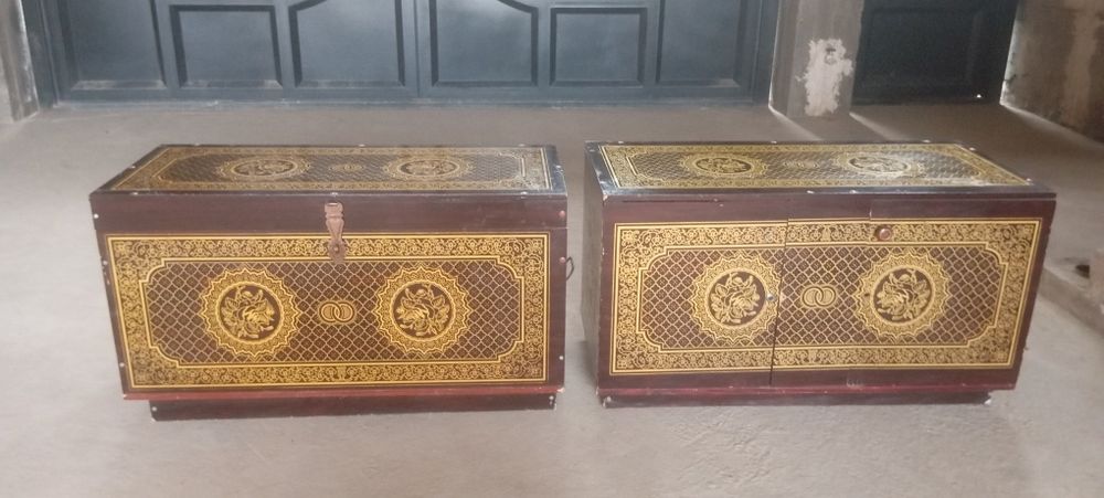 Mebelniy sandiq 2 dona xolati yaxshi biri tepadan biri oldidan ochilad