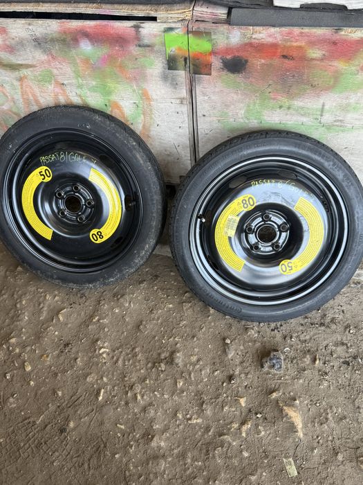 Резервна гума патерица Vw Golf 7 Passat 8  125 70 18 5x112 1k0601027ap