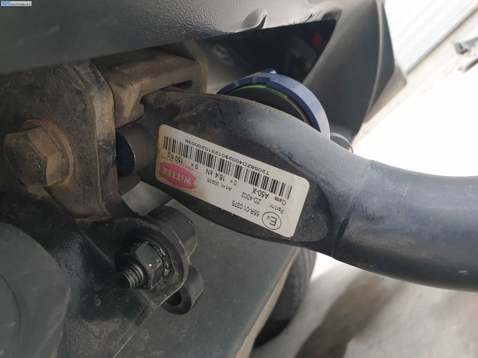 Carlig Cui Remorcare Tractare cu Instalatie Electrica Priza si Cheie Volkswagen Touareg 7P 2011 - 2018 [K8990]