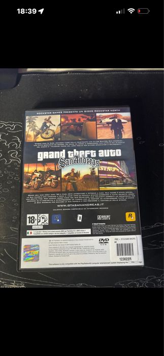 Playstation 2 gra san adreas