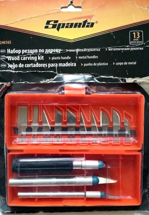 Набор резцов по дереву Sparta