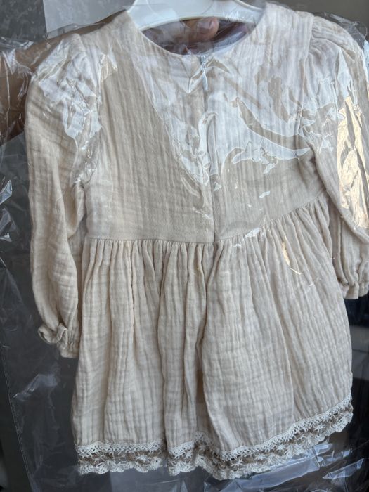 Детское платье новое на 12-18 м