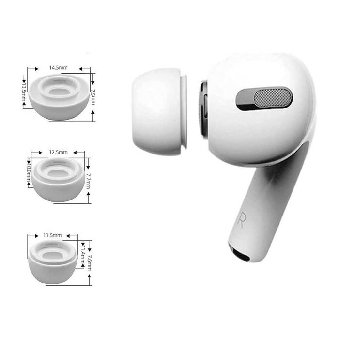 Силиконови тапи за Apple Airpods Pro и за AirPods Pro/Pro2  Earplug S M L