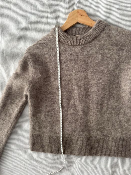 Pulover gri H&M mărimea S blend lână și mohair