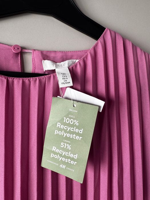 Rochie ocazie gravidă cu pliuri H&M originală nouă