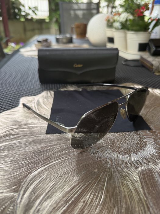Очила Cartier Santos 59/16 с калъф и кърпичка