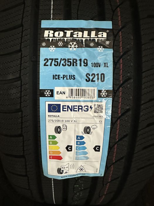 Зимен спорт пакет ROTALLA 245/40R19 275/35R19 БОРД 2454019  2753519