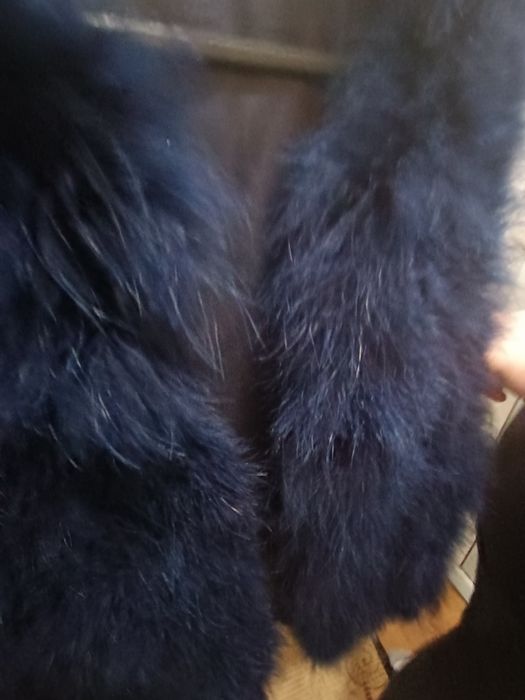 Дамски елек от естествен пух