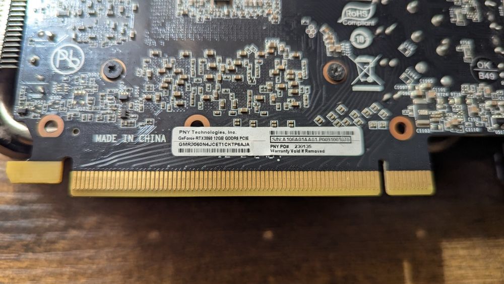 Placă video RTX 3060 12GB DEFECTĂ