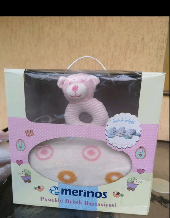 Луксозен бебешки спален комплект, одеяло, спален чувал, протектор