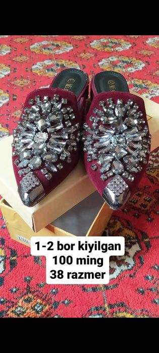 80.000 minglik obuflar holati yaxshi razmer 35 dan 37 gach
