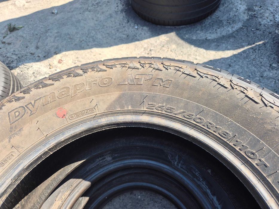 4 Anvelope M+S H/T A/T - 265/60/18 - HANKOOK - CA NOI - DOT 2021 !