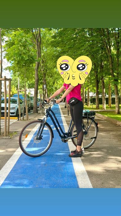 Vand bicicleta de oras electrica, noua