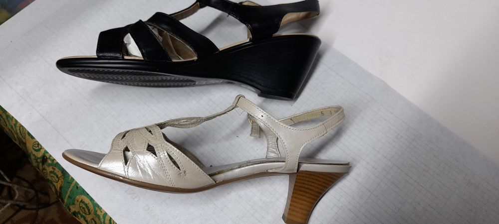 Cisme din piele blanite si sandale