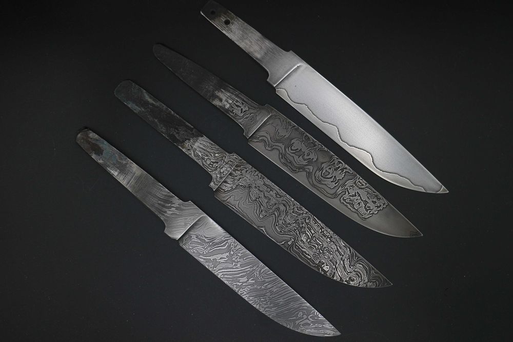 Ръчно изработени ножове и остриета от дамаска стомана и ламинати