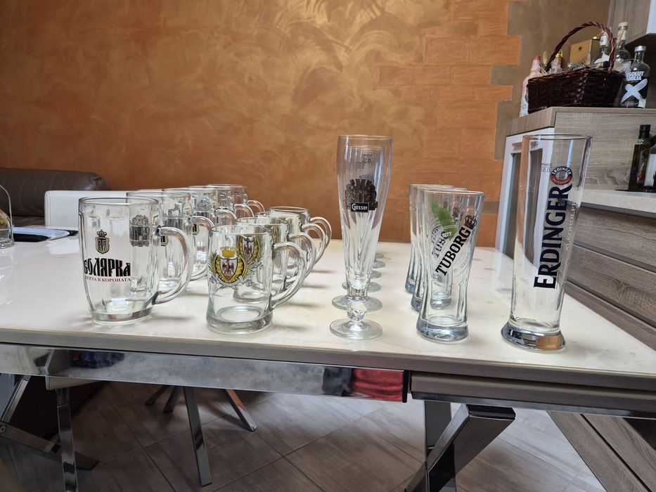 Нови халби  и чаши за бира