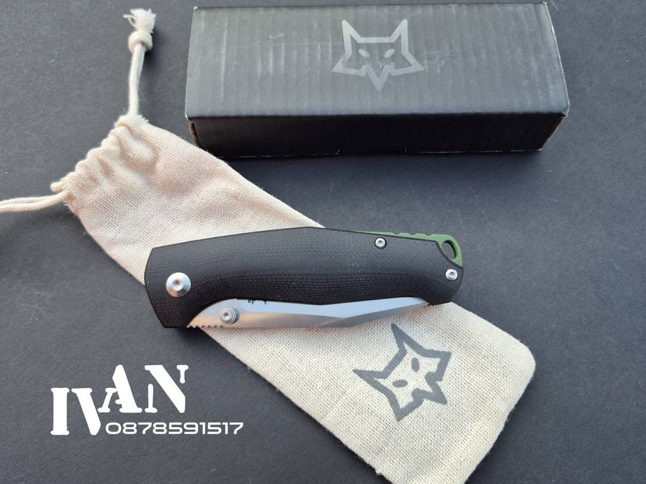 Сгъваем нож FOX-FX-523 Black G10