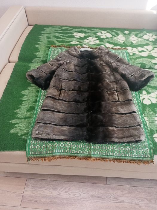 Теплая , лёгкая , стильная норковая шуба