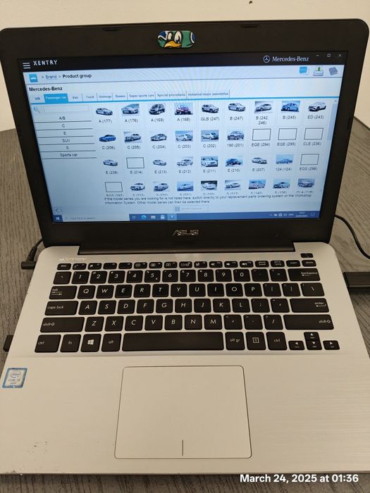 Program diagnoza auto Xentry dedicat Mercedes Benz Smart