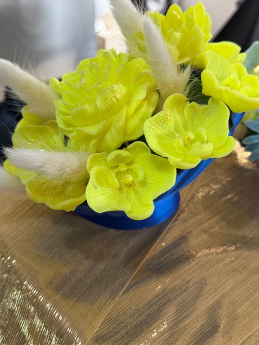 Подарък за 8 март букети от глицеринов сапун