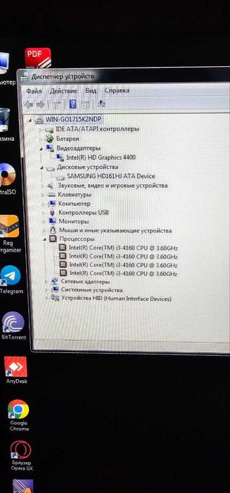 Кейс Asrock H81/ I3 4160/ 4Gb/ HDD 160Gb