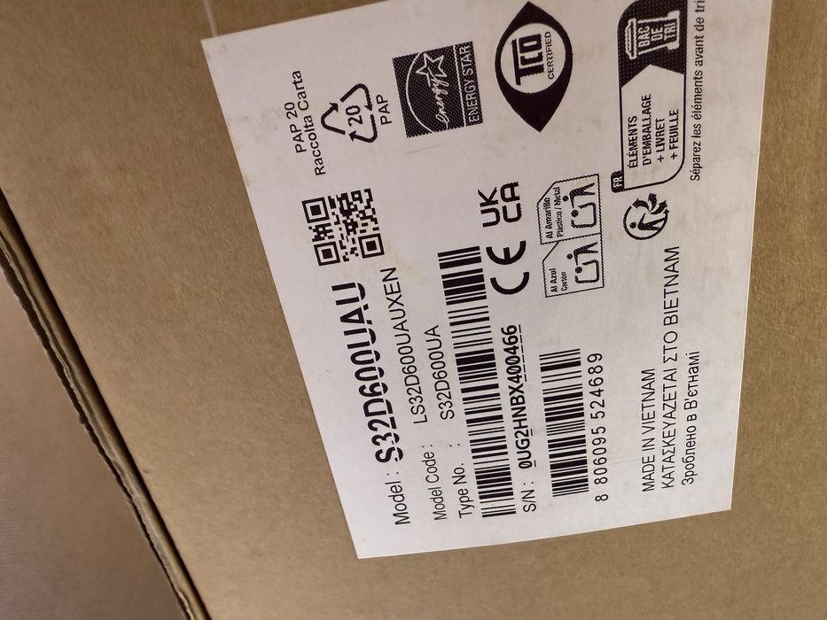 Samsung ViewFinity S6 S32D600UAU Monitor Sigilat