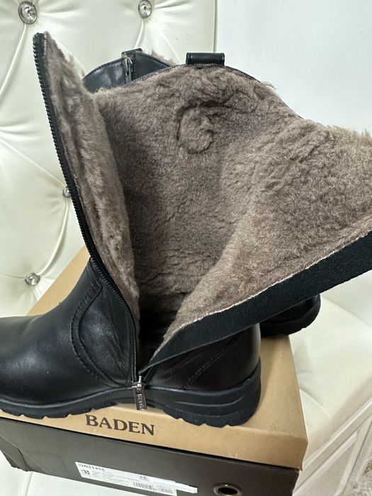 Шикарные сапоги ! В телячьей коже!