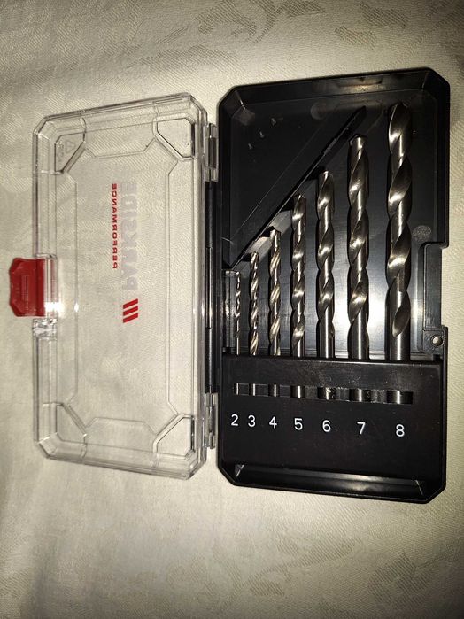 Burghie pentru metal, dimensiuni = 3, 4 5, 6, 7, 8, 10