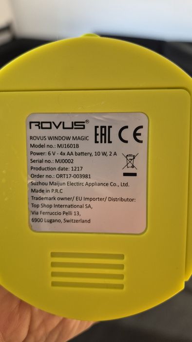 Машинка за почистване на прозорци Rovus window magic