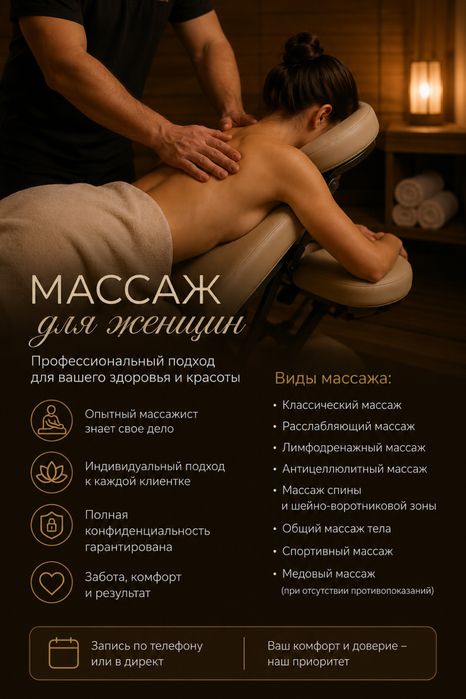 Массаж для женшин